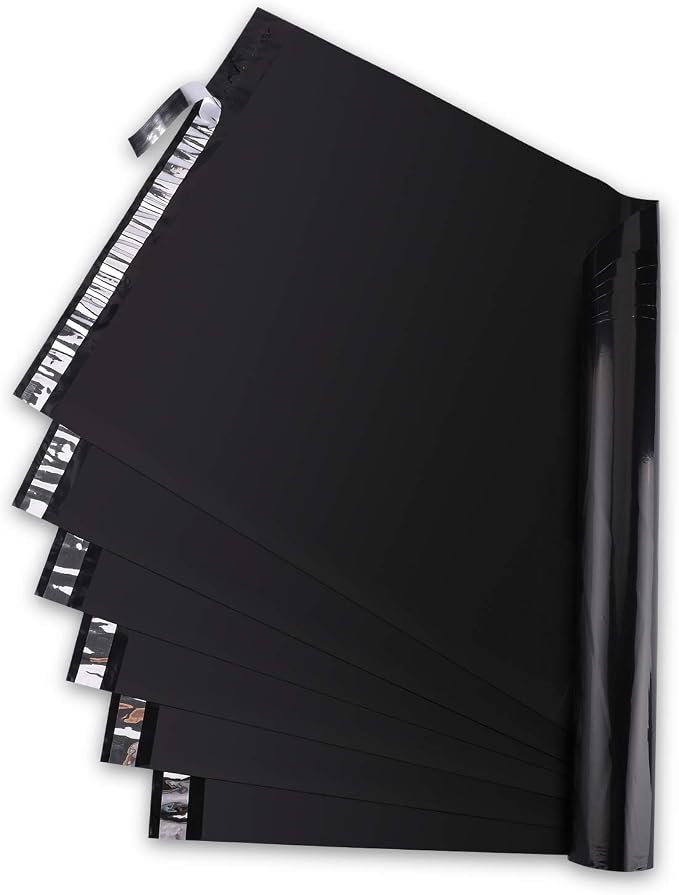 Metronic Black Poly Mailers 14.5x19 Large 100 Pack Self-Seal Shipping Bags - Image 8