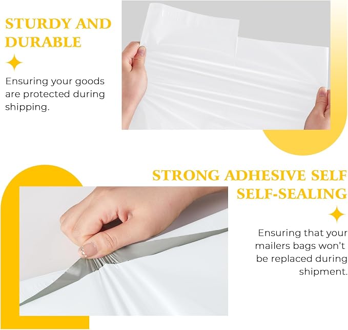 Metronic Large Poly Mailers 17.7x22” 50 Pack Bulk, Shipping Bags - Image 5