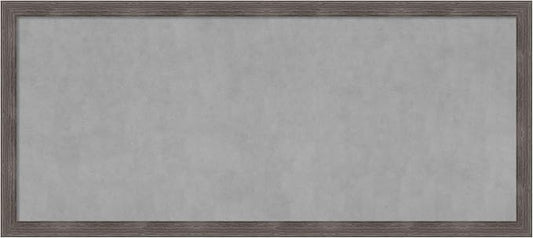 Amanti Art Grey Framed Magnetic Board 23x51 Oversize Vision Board by AmantiArt