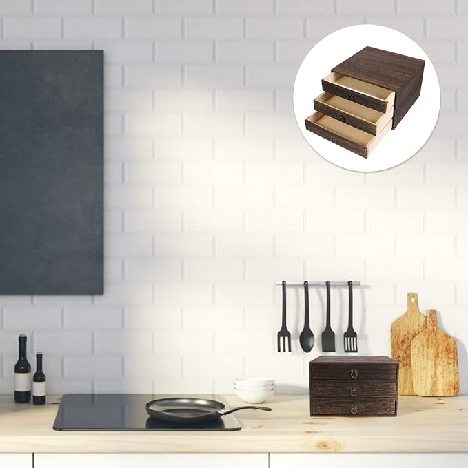 Cabilock Solid Wood Desktop Drawer Organizer - Image 7