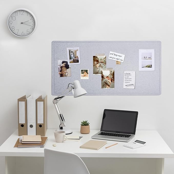Lightomorrow Bulletin Board, 35 x 17 1/2 inches Felt Board - Image 4