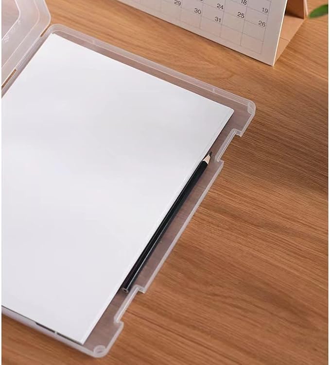 A4 Plastic Paper Organizer, Document File Box, Printer Paper Storage Container - Image 6