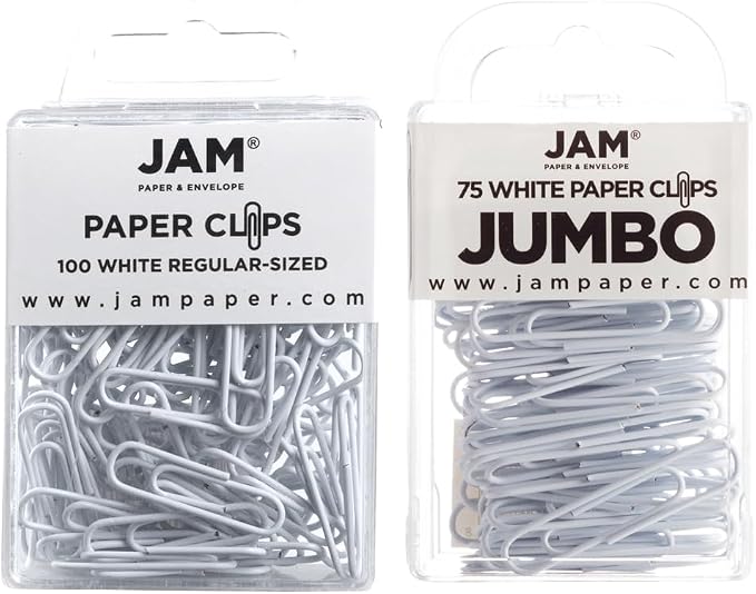 JAM PAPER Combo Pack Colorful Paper Clips by JAMPaper