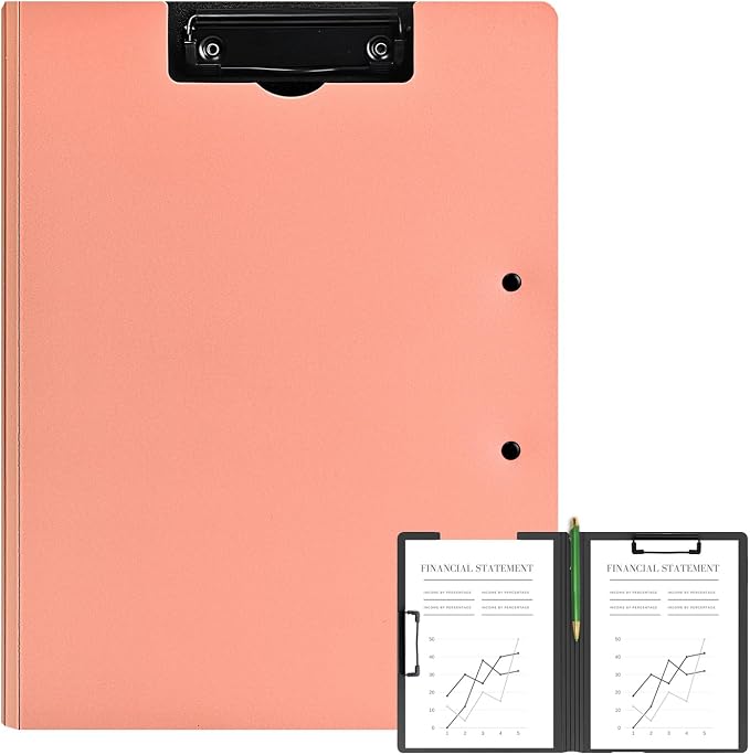 Clipboard Folder, A4 Foldable Clipboards, Office Clipboard Folder by MUYICS