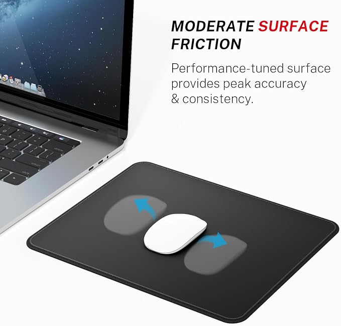 MROCO Essential Gaming Mouse Pad, 50% Expanded Size, 14 x 11 in, Anti-Fray - Image 2