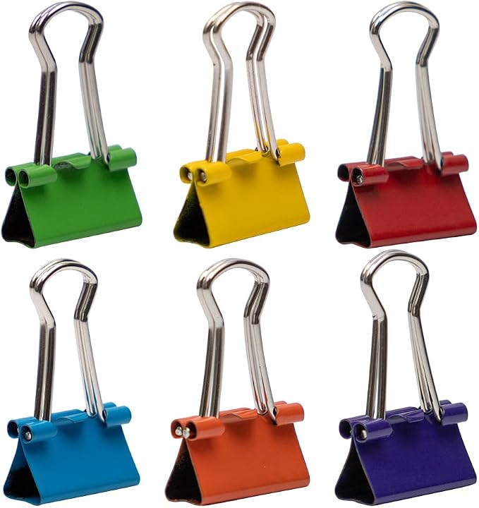 JAM PAPER Colorful Binder Clips Assortment - Image 2