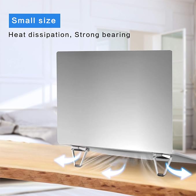 Zinc Alloy Portable Laptop Cooling Pad & Riser - Image 4
