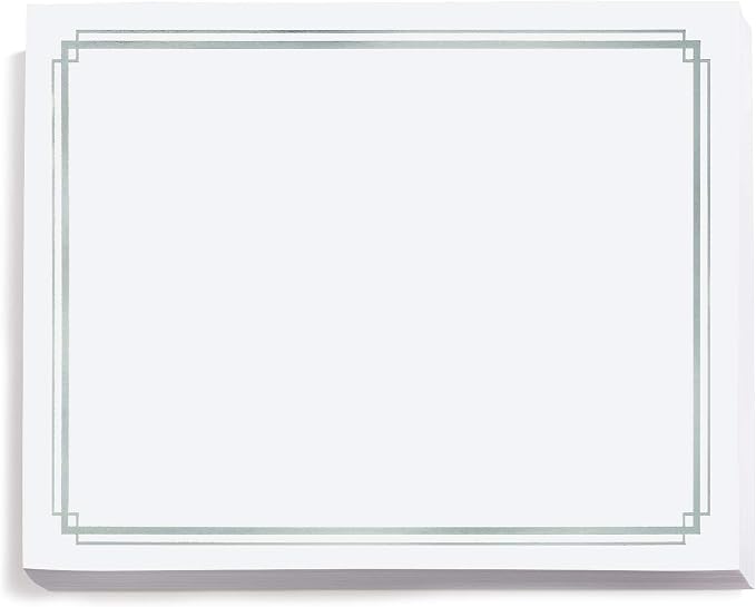 PaperDirect Foil Elegance Specialty Certificates, 50 Sheets of 38lb White Paper by PaperDirect