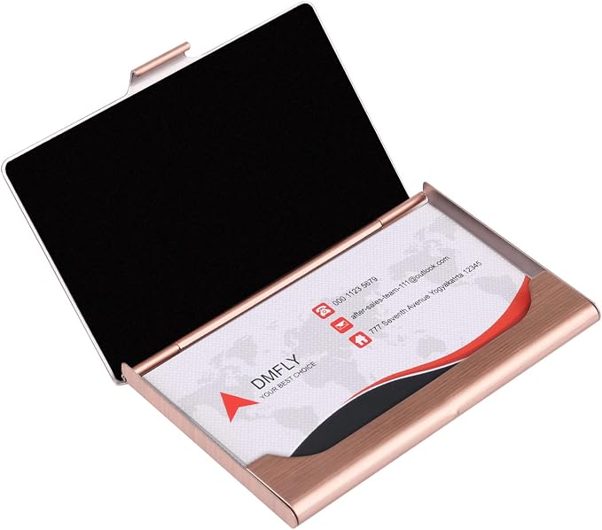 Business Card Holder, Slim Business Card Case - Image 3