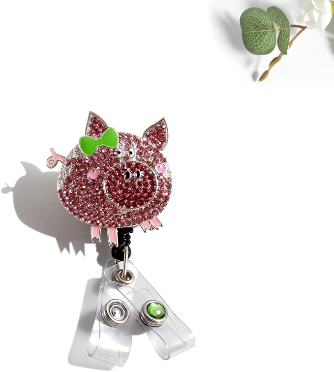 Outside the Box Sparkle and Shine Novelty Retractable Badge Reel ID Holder by Unknown