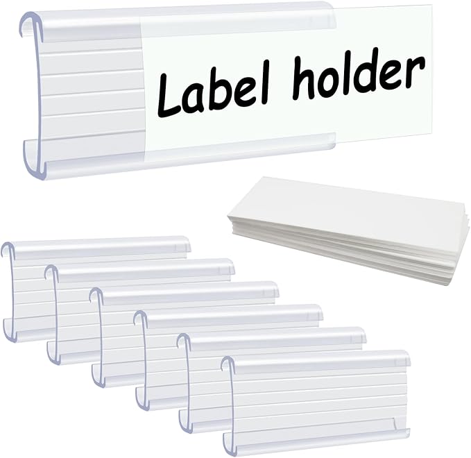 Wire Shelf Label Holders Compatible by Unknown