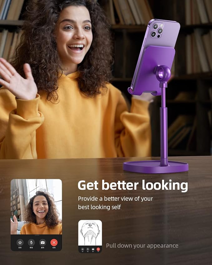 LISEN Cell Phone Stand Adjustable Phone Holer - Image 3