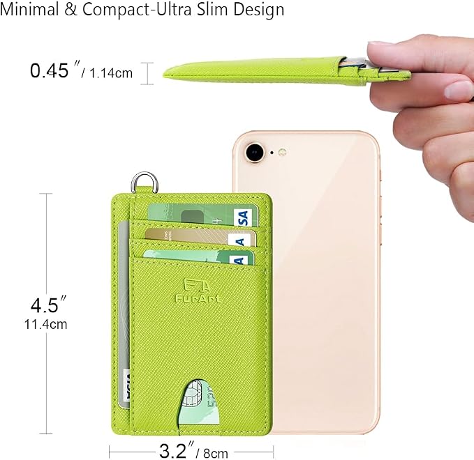 FurArt Slim Minimalist Wallet RFID Credit Card Holder - Image 7