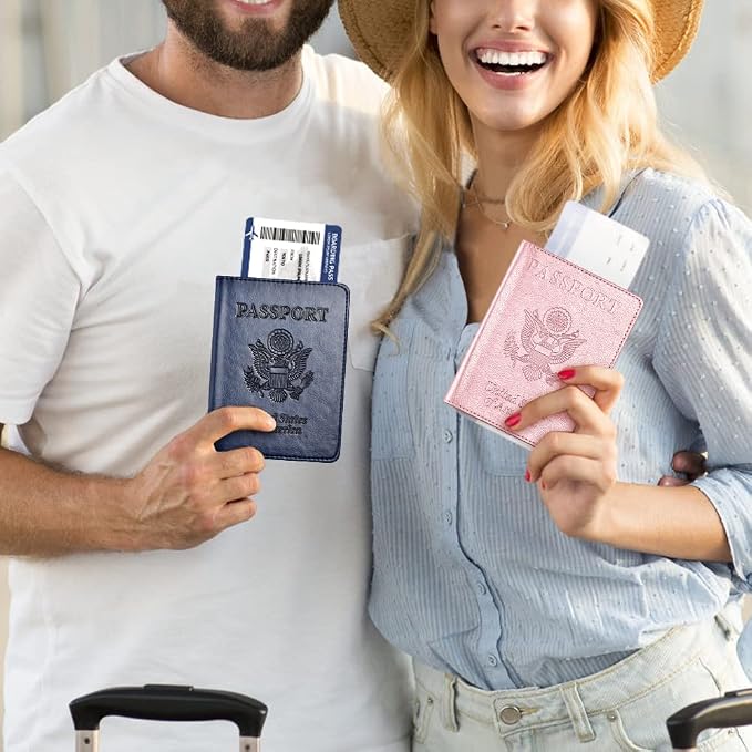 Passport and Vaccine Card Holder Combo, Passport Holder - Image 7