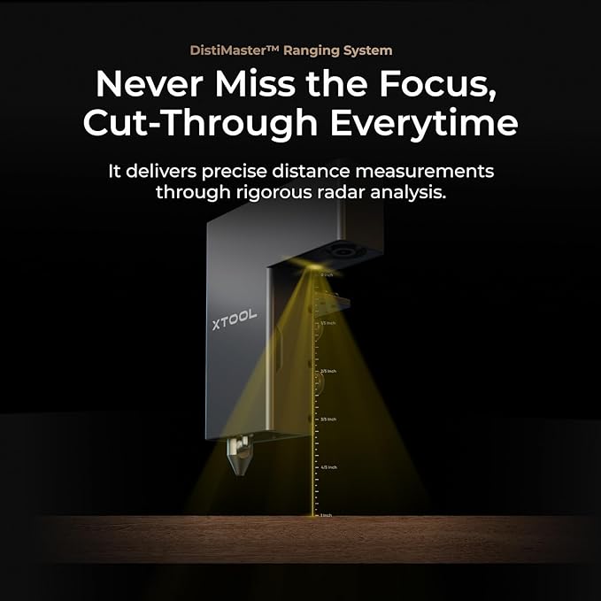 xTool P2 55W CO2 Laser Cutter, Smart Desktop CO2 Laser Engraver and Cutter Machine, Dual Smart 16MP Cameras, Curved Surface Engraving, Create with Wood and Metal Acrylic Glass Fabric Leather (White)-DeskLoop Office