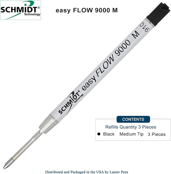 3 Pack - Schmidt easyFLOW 9000 - Black Ink - Image 2