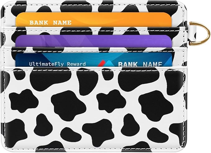 Slim Minimalist Front Pocket RFID Blocking Credit Card Holder Small Wallet Cute - Image 8