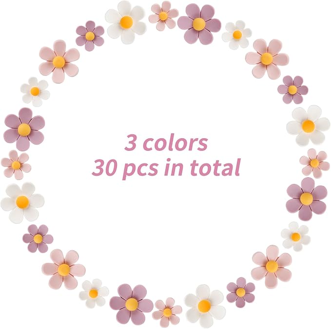 30pcs Decorative Flower Push Pins - Image 7