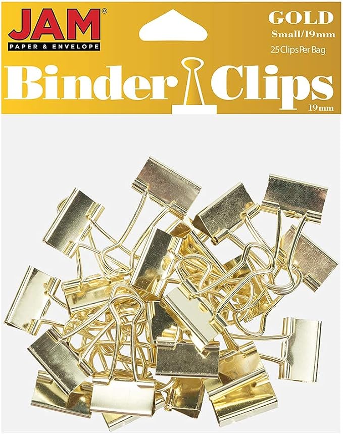 JAM PAPER Colorful Binder Clips by JAMPaper