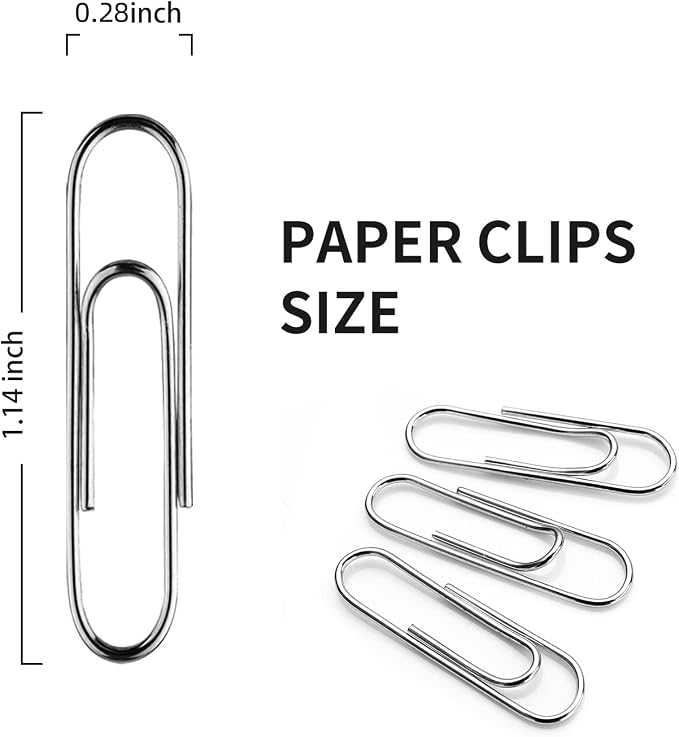 Paper Clips, 200 Pack, Paperclips, Paper Clip, Suitable - Image 6