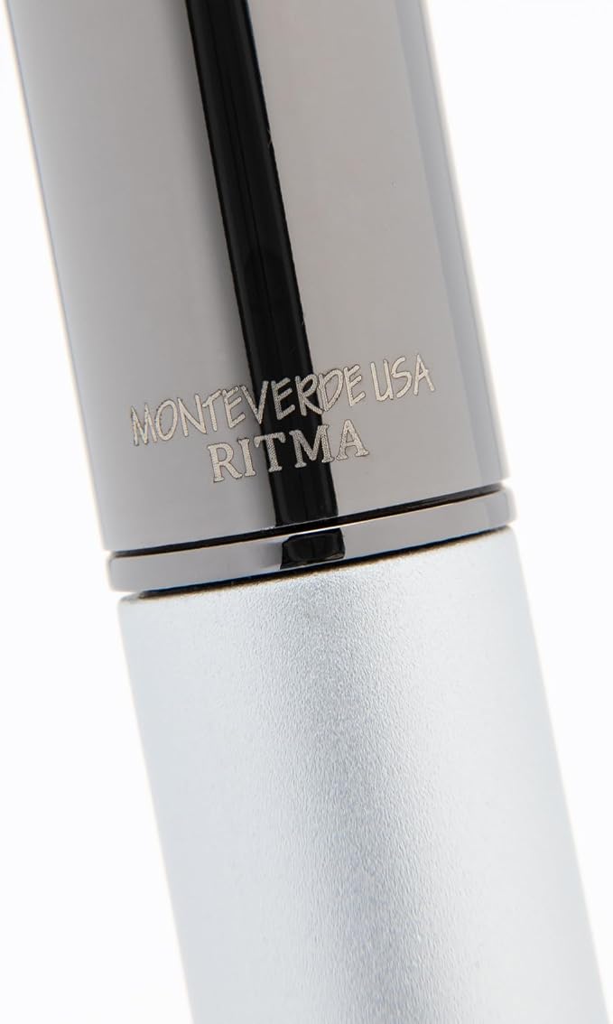 Monteverde USA Ritma Fountain Pen in Silver – Medium Nib, Balanced JoWo - Image 8