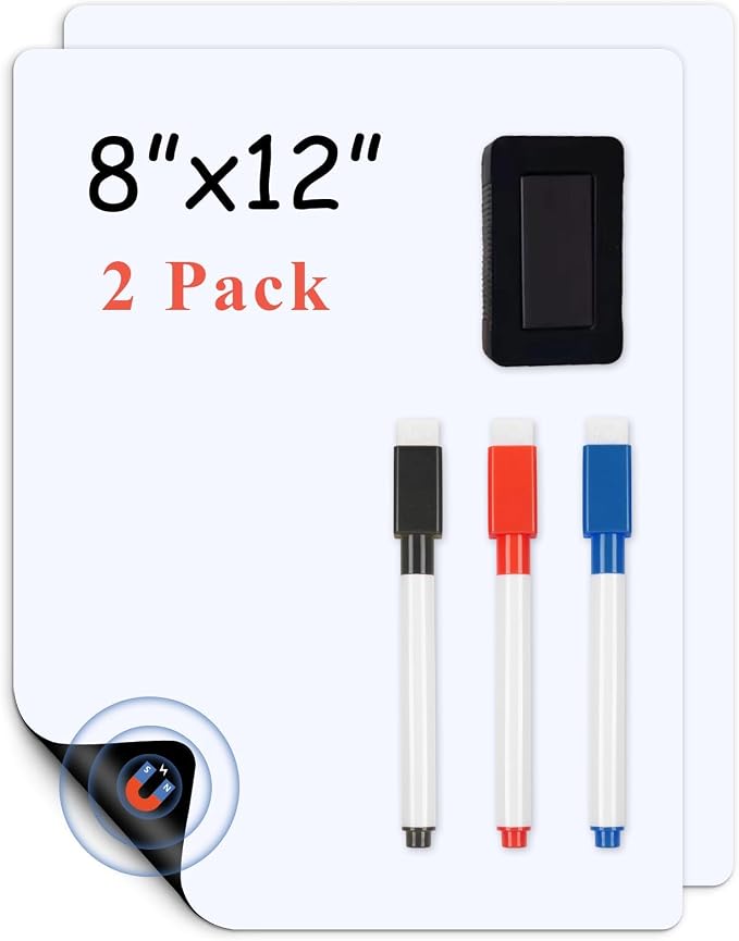 Magnetic Fridge White Board Paper, Kitchen Refrigerator Whiteboard by LYZZXI