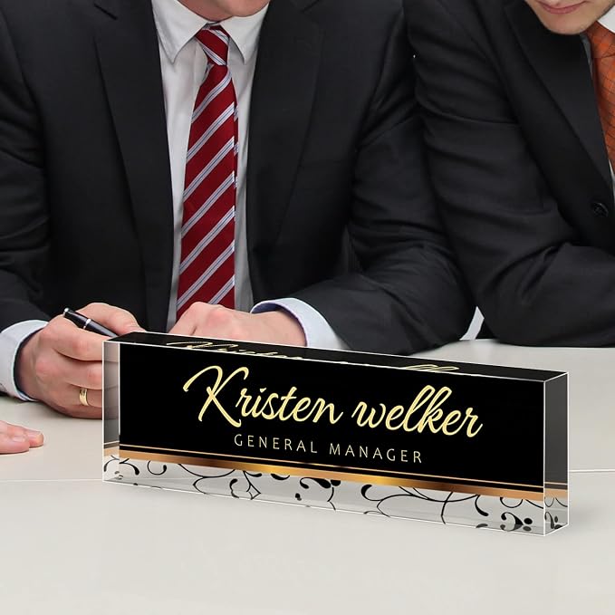 Desk Name Plate Personalized, Custom Name Plates - Image 4