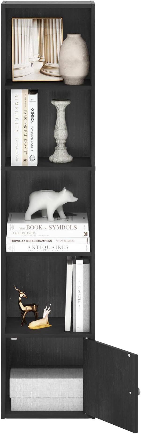 Furinno LUDER Book Shelf, 5-Tier Modern Bookshelf, Bookcase - Image 6