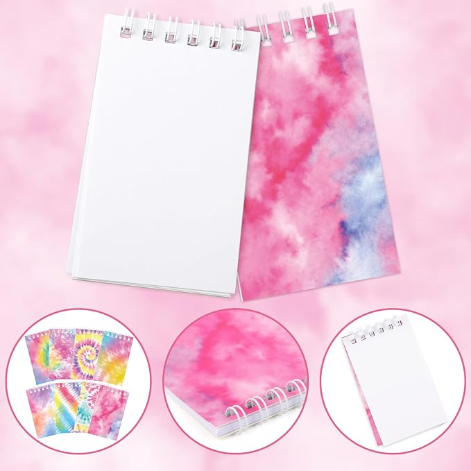 Hooqict 24 Pack Small Spiral Notebook Pocket Notepad Mini Journal Pocket - Image 7