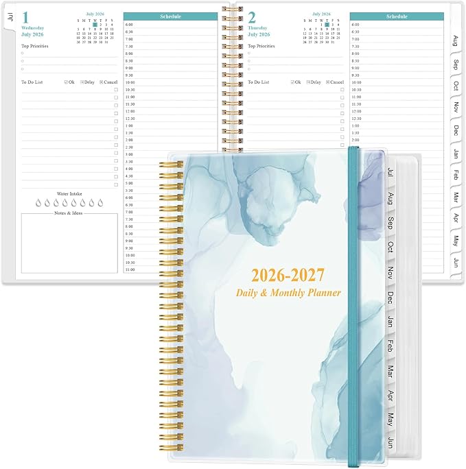 2026-2027 Daily & Monthly Planner by Heveboik