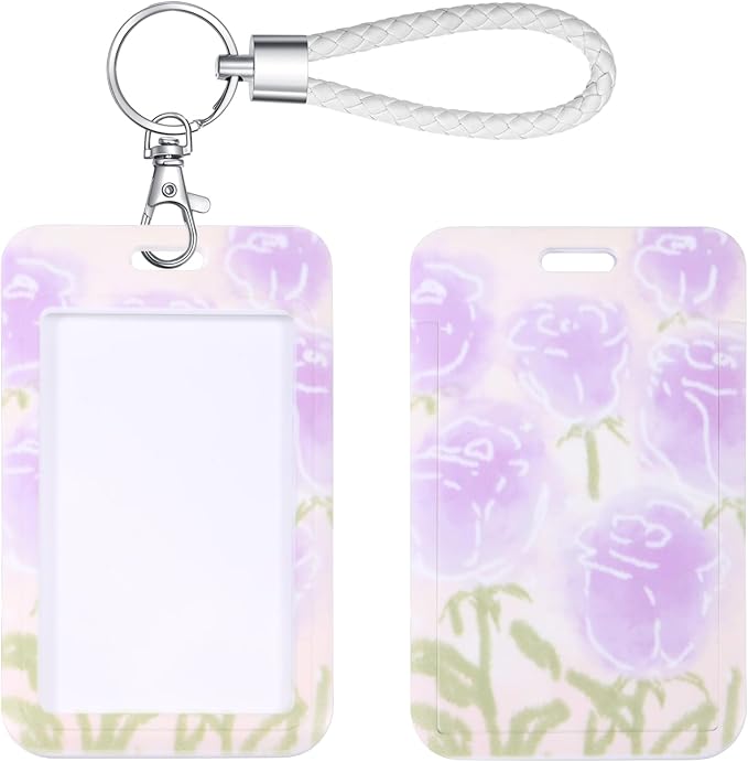 ID Card Badge Holder Key Chain by SHININGEYES