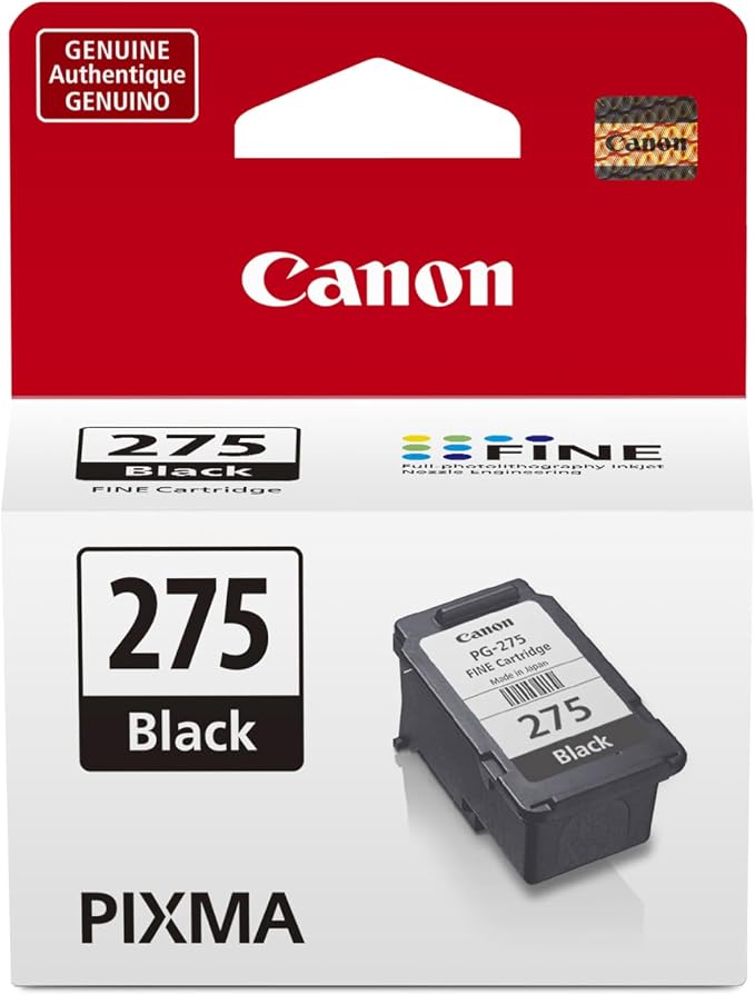 Canon PG-275 Genuine Black Ink Cartridge, Compatible by Unknown