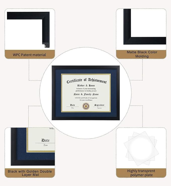 ELSKER&HOME 8.5x11 Certificate Frame - Image 4