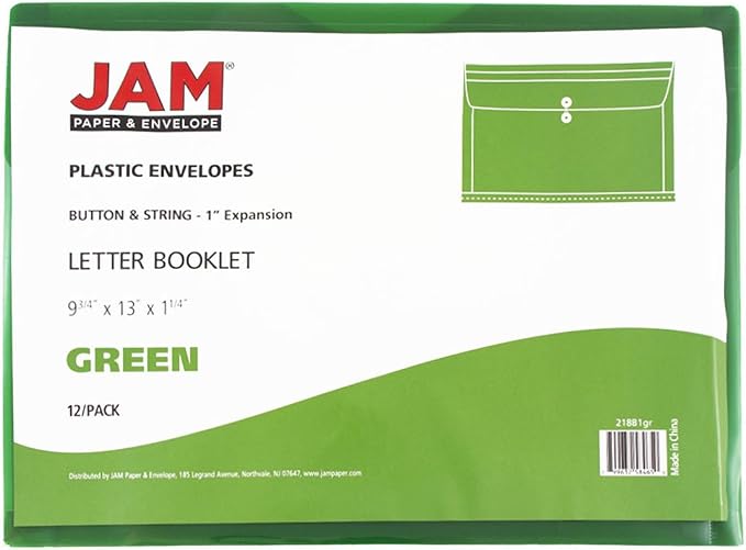 JAM PAPER Plastic Envelopes - Image 3