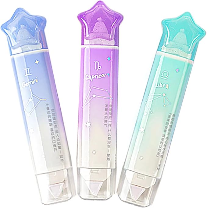 2 in 1 White Correction Tape and Double Sided Tape Roller, Cute Quick Dry Japan by BITOSEE