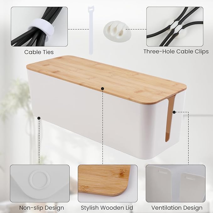 2 Pack Cable Management Box - Image 4