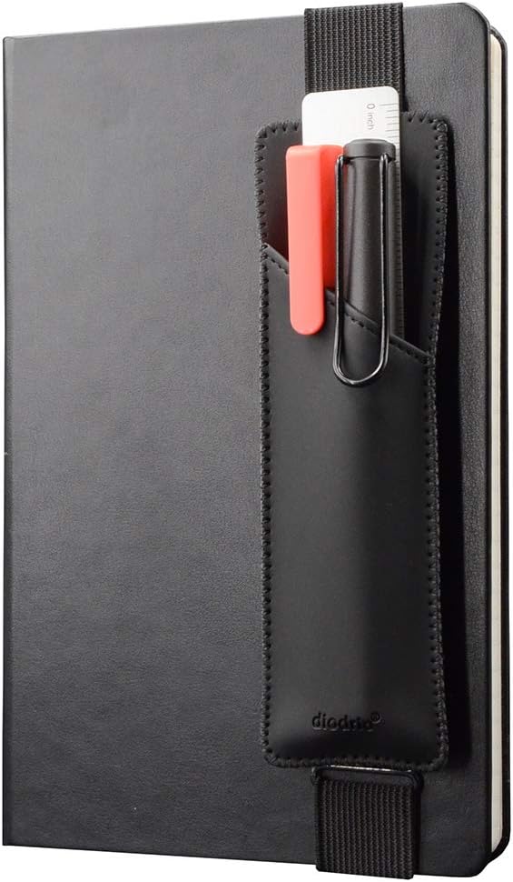 Adjustable Elastic Band Pen Holder, Pencil Holder, Pen Sleeve Pouch by diodrio