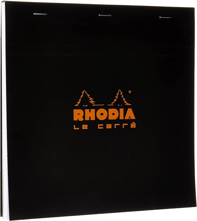 Rhodia Le Carre Head Stapled Pad, Square ruling by Rhodia