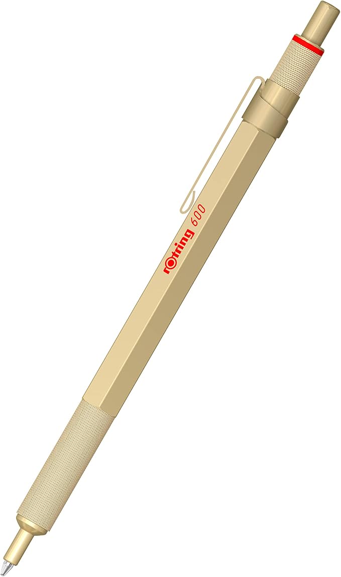 rOtring 600 Metallic Ballpoint Pen, Medium point, Refillable by Rotring