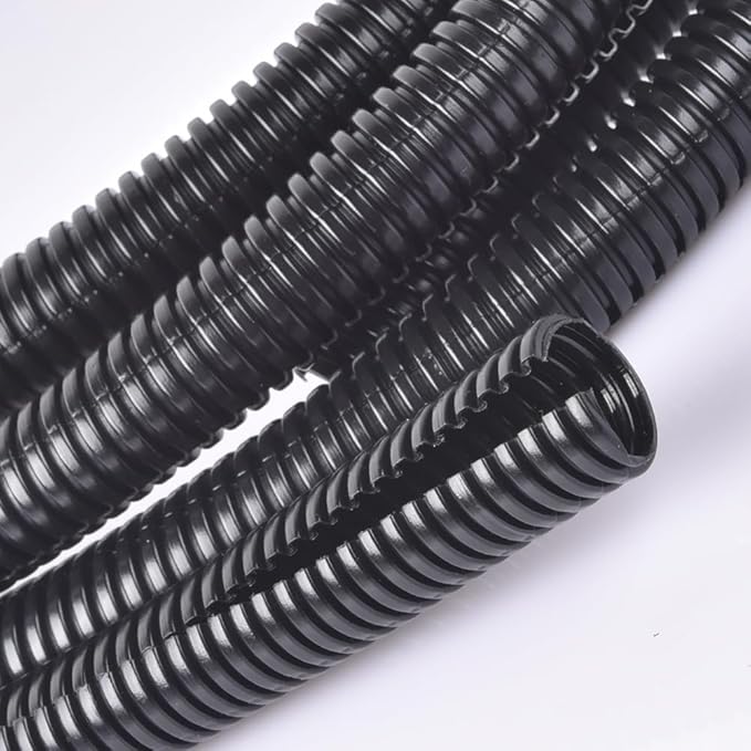 1 Inch Wire Loom Split Tubing - 25 ft Cord Protector Electric Wires Covers by ALLWIN