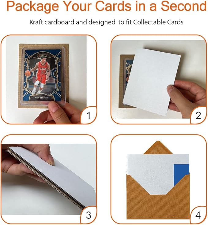 200 Packs 3.5x4.5 Inch Corrugated Cardboard Sheets, Premium White Corrugated - Image 3