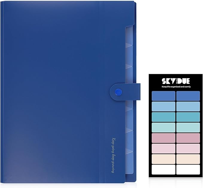 SKYDUE Accordion File Organizer, Expanding File Folder - Image 2