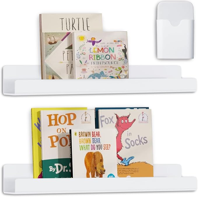 2 Pcs Magnetic Book Shelf for Whiteboard by CONIJIWA
