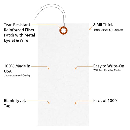 SmartSign Blank Tyvek Shipping Tags - Image 4
