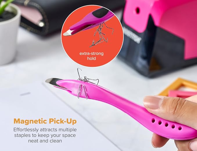 Bostitch Professional Magnetic Easy Staple Remover, Neon Colors, 3 Pack | - Image 4