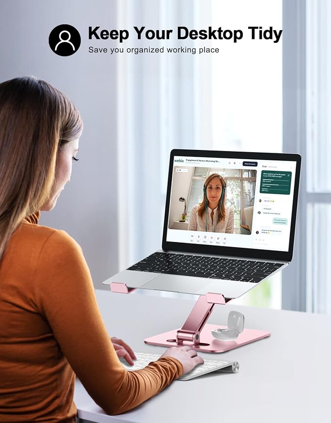 RIWUCT Foldable Aluminum Alloy Laptop Stand - Image 7