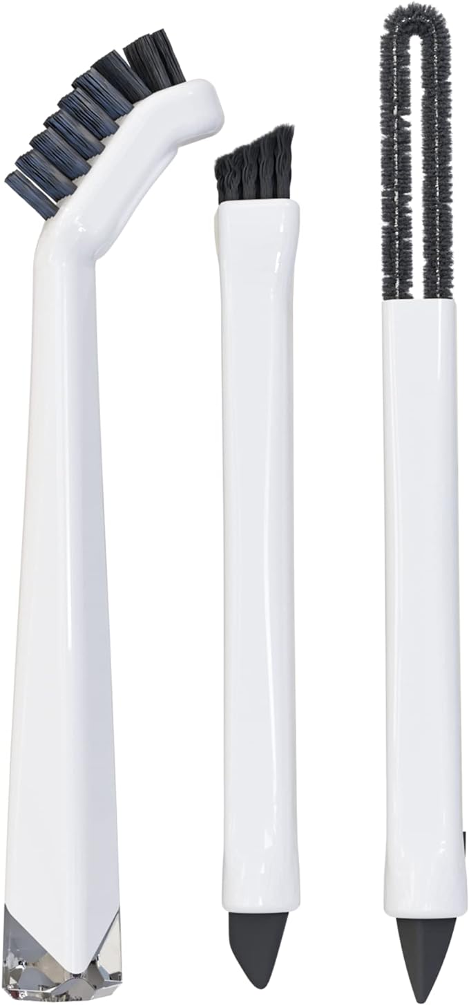 Small Cleaning Brush Set 3pcs—Crevice Brushes by TheCrownChoice