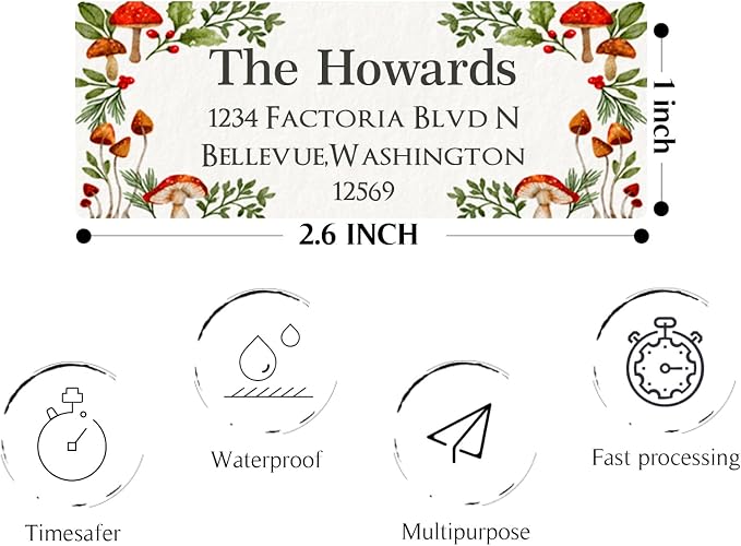 Christmas Return Address Labels Personalized - Image 3