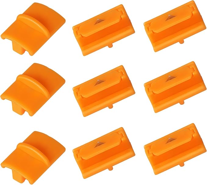 9-Pack 157400-1001 Titanium TripleTrack Blades Replacement by Unknown