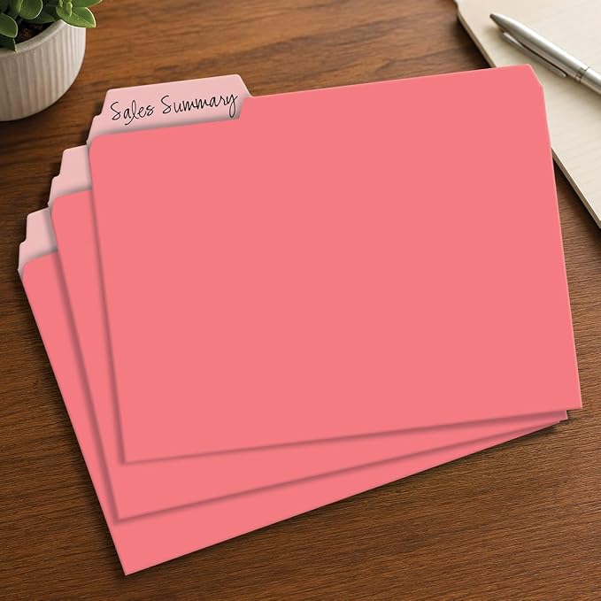 Current Charcoal & Coral File Folders Value Pack - Image 8